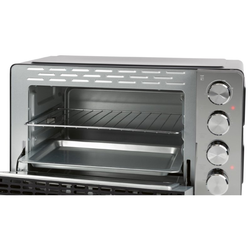 PROFI COOK 4-en-1 mini-four PC-MBG 1277, noir, 30 litres, 1500 watts
